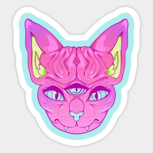 All Seeing Sphynx: A Sticker